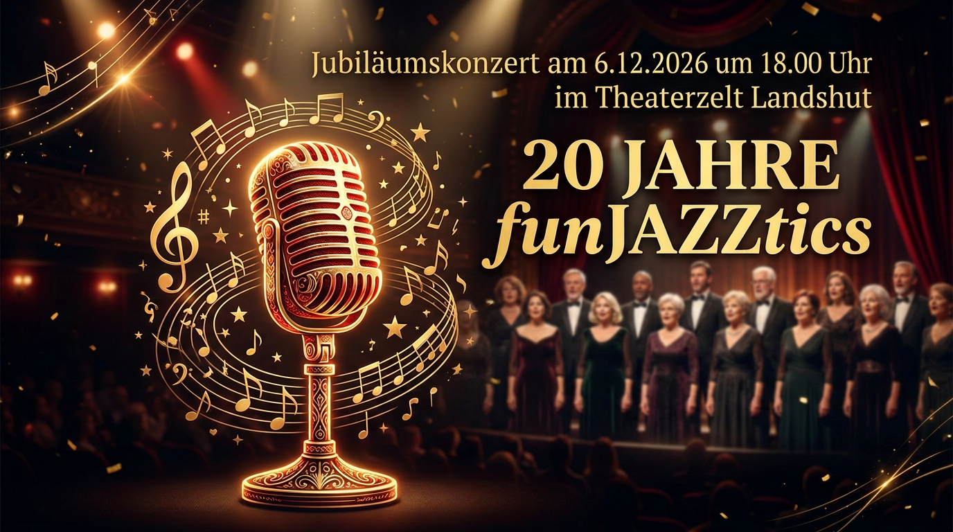 20 Jahre funjazztics Konzert Ankündigung
